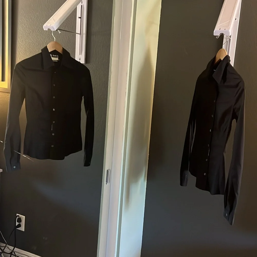 🛑 1 hour sale. D&G, women’s Black Button Down Shirt - Picture 13 of 14